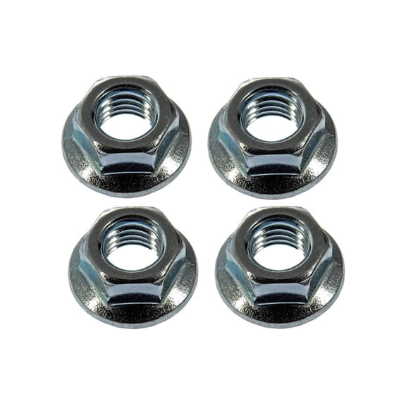 KarParts360 Serrated Flange Hex Nuts | Zinc Finish | Medium Thread Type | M8-1.25 Callout Size | M8-1.25 Thread Size
