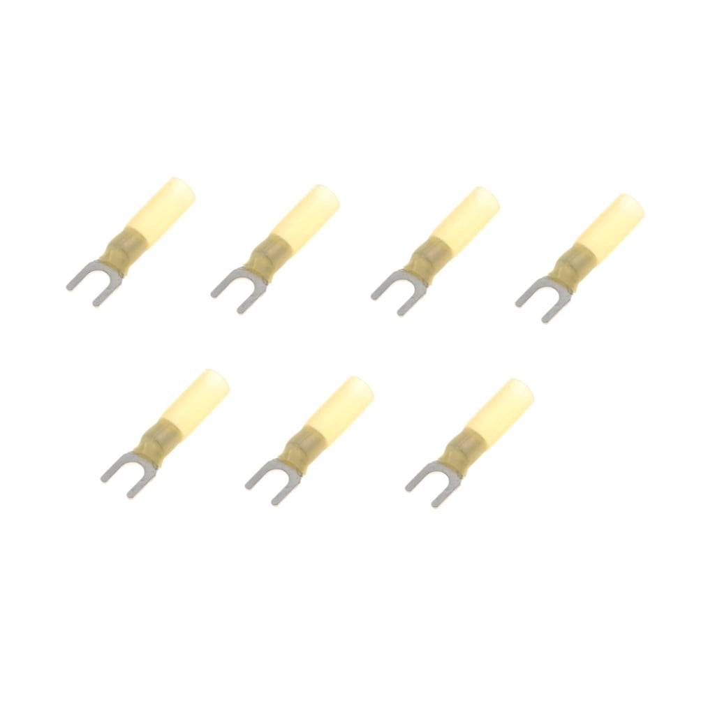 KarParts360 Spade Terminal | Copper Connector Material | Spade | 1.319 Inches Connector Length | Water Resistant | 12-10 AWG Wire Gauge Measurement