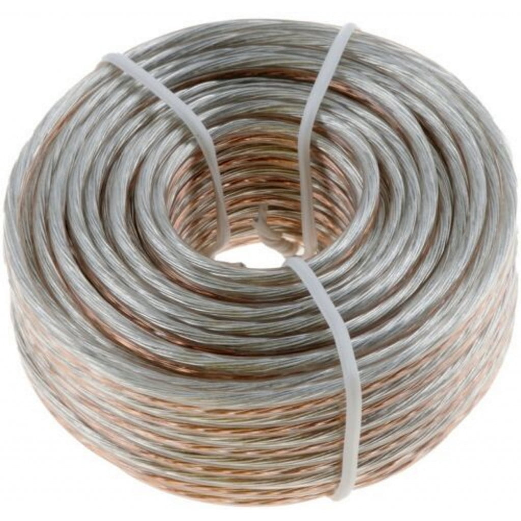 KarParts360 Speaker Wire | Clear Housing Color | Nylon Insulation Material | Generate Output | Bare Copper Electrical Wire Type | Excluded Gold Plated Contacts | Both Indoor/Outdoor