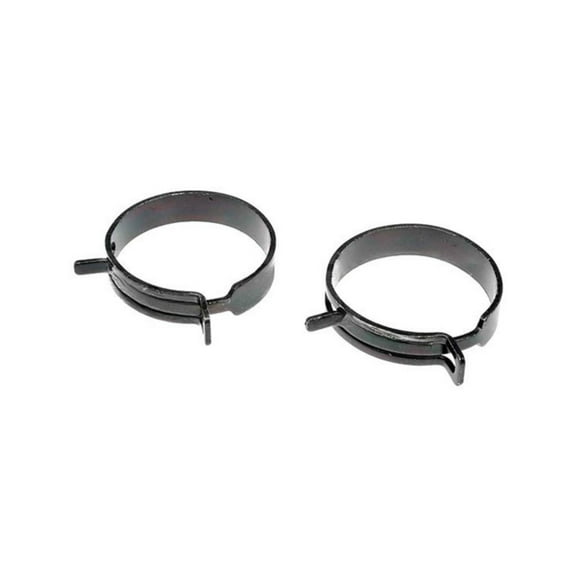 KarParts360 Spring Type Hose Clamps | Steel | Black Color | Manual Adjustment Type | 0.47 Inches Band Width | Spring Tension Clamp Mechanism | 2.25 Inches Maximum Diameter