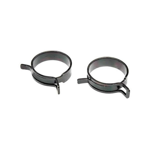 KarParts360 Spring Type Hose Clamps | Steel | Black Color | Manual Adjustment Type | 0.48 Inches Band Width | Spring Tension Clamp Mechanism | 1.75 Inches Maximum Diameter