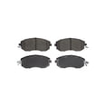 thumbnail image 1 of KarParts360 For Subaru Crosstrek 2016 2017 Brake Pads | Mechanical Pad Wear Sensor | 16.8 Millimeters / 0.66 Inches Inner Pad Overall Thickness | 56.9 Millimeters / 2.24 Inches Outer Pad Height, 1 of 4