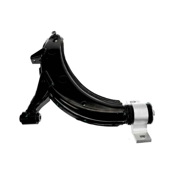 KarParts360 For Subaru Forester 2003 2004 2005 Control Arm | Steel; Rubber Bushing | Threaded Ball Joint Stud Type | Black | Stamped Type | Replacement For 20202SA010, 20202SA011