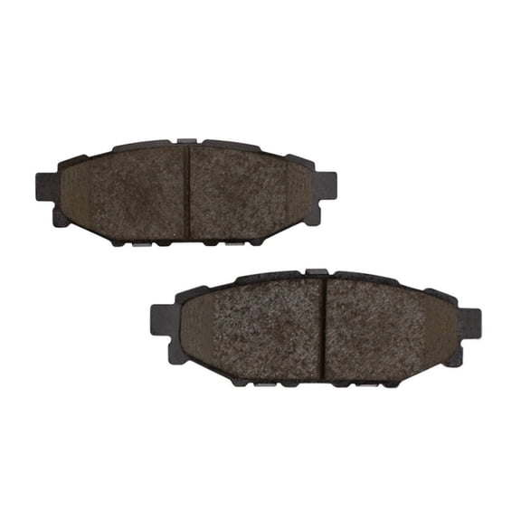 KarParts360 For Subaru Impreza 2008-2023 Brake Pads Set | Ceramic Friction | Mechanical Pad Wear Sensor | 110.5 Millimeters / 4.35 Inches Inner and Outer Pad Width
