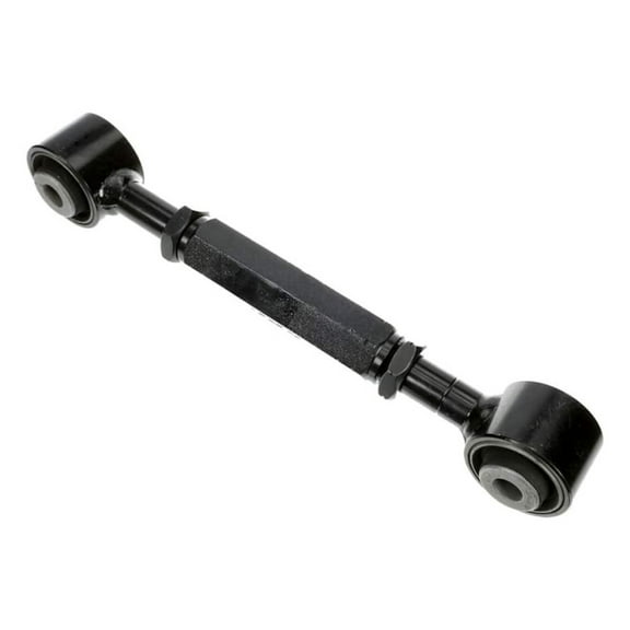 KarParts360 For Subaru Legacy/Outback 2000-2009 Camber Lateral Link | Rear | Lower | Frontward | Steel | Black Steel and Rubber Bushing | Female End 1/End 2 | With Bolt | Replacement For 20250AE06A