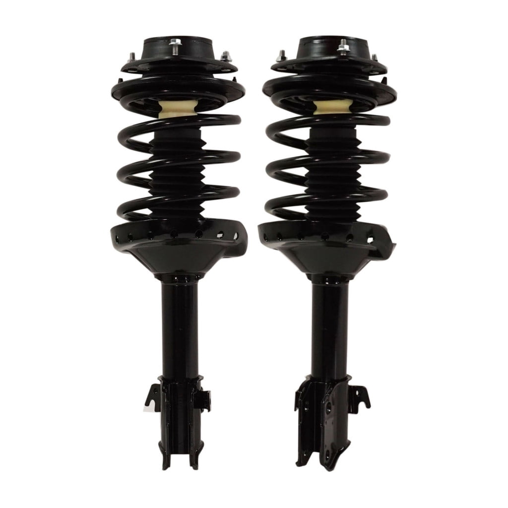 KarParts360 For Subaru Outback 2005 Struts Front, Driver and Passenger Side | Pair | Black | Loaded | Non-adjustable | With Shock Absorber | Twin-tube | Replacement For 172566, 172565