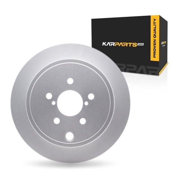 KarParts360 For Subaru Outback/Legacy 2010 11 12 13 2014 Brake Rotor Rear | Coated | 5 Stud/Lug Hole | 11.26 Inches Outside Diameter | 0.33 Inches Discard Thickness | 2.28 Inches Center Hole Diameter