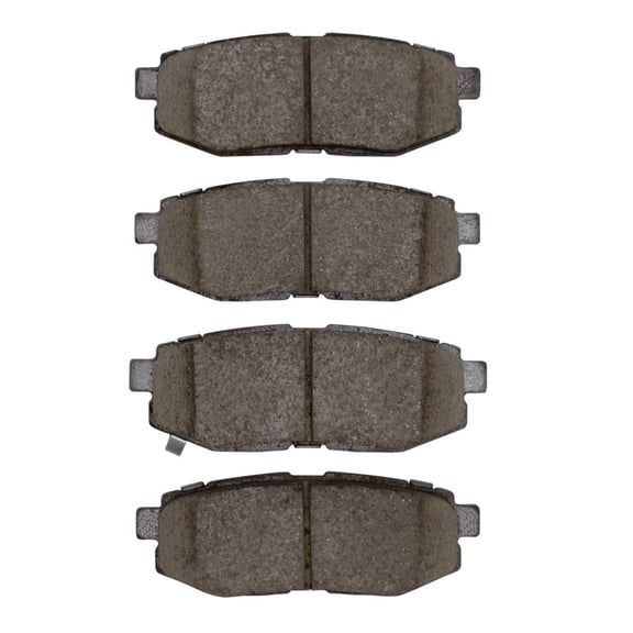 KarParts360 For Subaru Outback/Legacy 2010 11 12 13 2014 Disc Brake Pads | Ceramic Friction | Mechanical Pad Wear Sensor | 110.5 Millimeters / 4.35 Inches Inner and Outer Pad Width