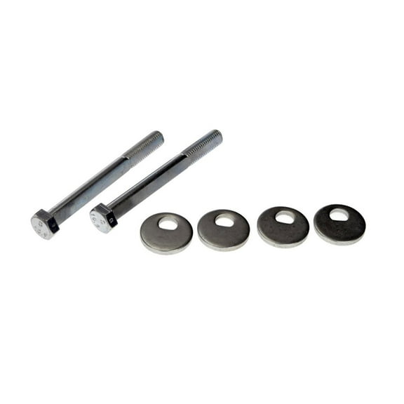 KarParts360 For Suzuki Equator 2009 2010 2011 2012 Alignment Camber Bolt Set | Manual Adjustment Type | Silver Color | +/- 2 deg Adjustment Range | 10.9 Bolt Grade