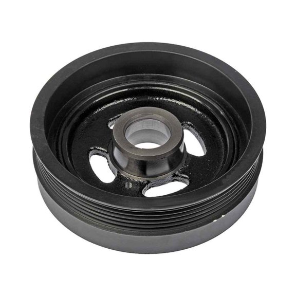 KarParts360 For Suzuki Equator 2009 2010 2011 2012 Harmonic Balancer | Black Color | Serpentine Drive Belt Type | Keyway Type | 1 Mounting Hole | Replacement For 123033TA0C, 123033TA5B