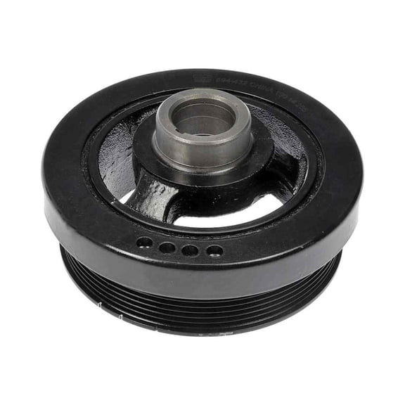 KarParts360 For Suzuki Equator 2009 2010 2011 2012 Harmonic Balancer | Black Color | Serpentine Drive Belt Type | Keyway Type | 81 Millimeters Depth | Replacement For 12303EA200, 12303EA21A