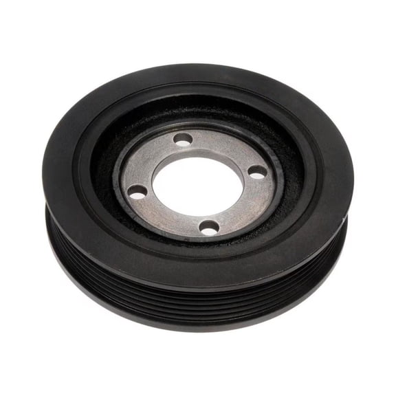 KarParts360 For Suzuki Reno 2005 2006 2007 2008 Harmonic Balancer | Black Color | Serpentine Drive Belt Type | 6 Millimeters Depth | 42 Millimeters Inside Diameter | Replacement For 96350547, 9641949