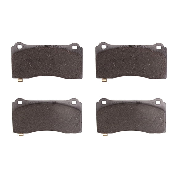 KarParts360 For Tesla 3 2017-2025 Disc Brake Pads | Mechanical Pad Wear Sensor Type | 9.9mm/0.39in Inner Overall Thickness | 131.6mm/5.18in Inner Width | 67mm/2.64in Outer Pad Height