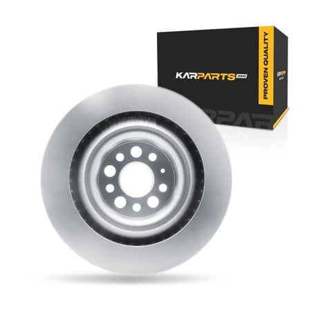 KarParts360 For Tesla S 2021 22 23 24 25 2026 Disc Brake Rotor | Coated | 32 Millimeters / 1.26 Inches Nominal Thickness | 380 Millimeters / 14.96 Inches Outside Diameter | 5 Stud/Lug Hole