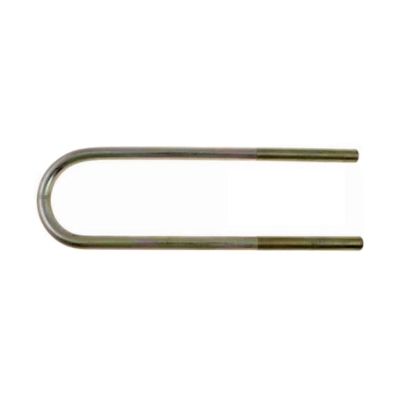 KarParts360 Threaded U-Bolt - Steel | Yellow Zinc | Round U-Bolt | Heat Hardened | Fine Thread | 5/8 Inches Thread Diameter