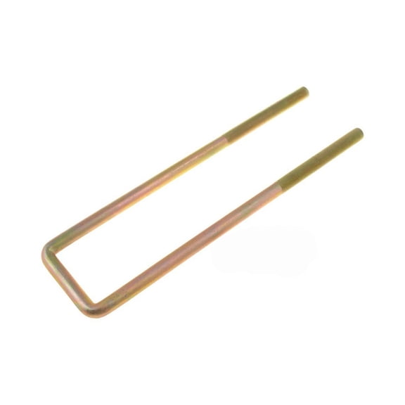 KarParts360 Threaded U-Bolt | Steel | Yellow Zinc | Square U-Bolt | Heat Hardened | Fine Thread | 9/16 Inches Thread Diameter