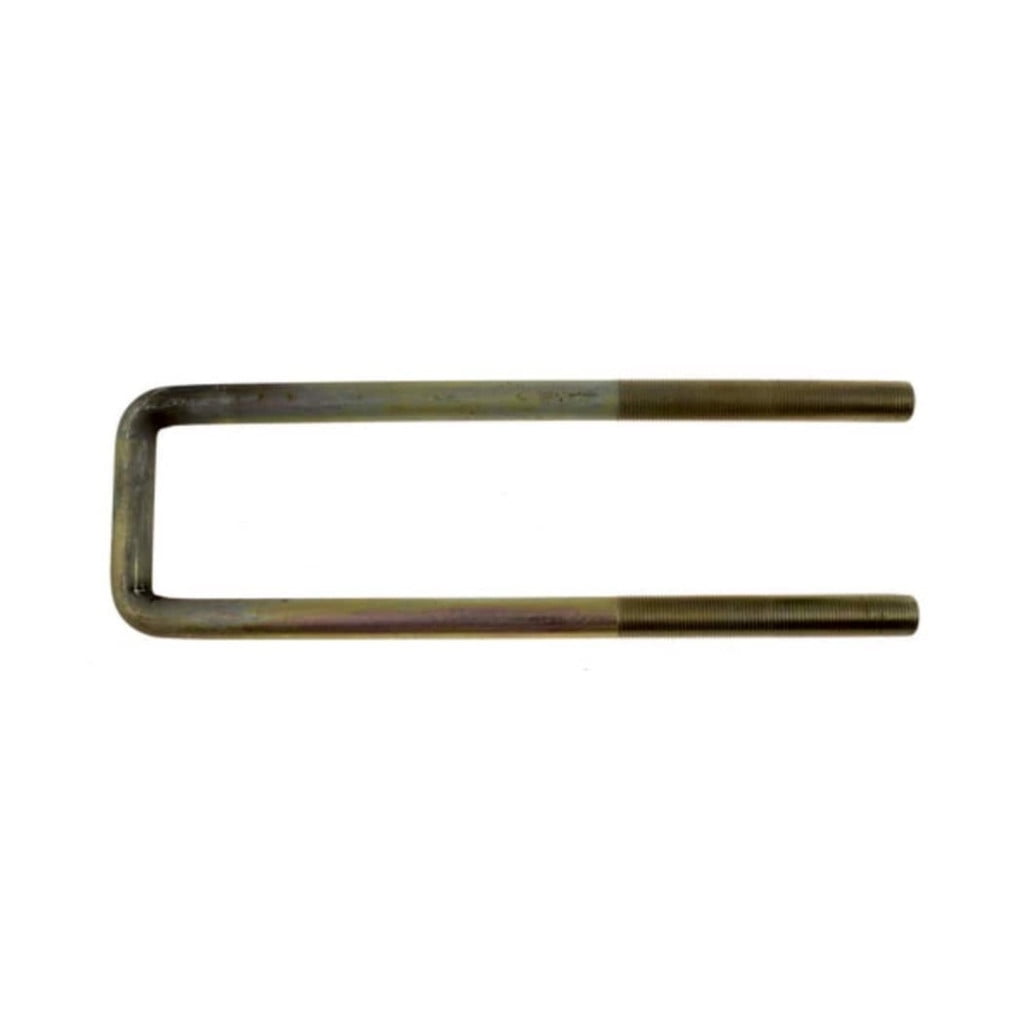 KarParts360 Threaded U-Bolt | Yellow Zinc | Steel | Square U-Bolt | Heat Hardened | Fine Thread | 5/8 Inches Thread Diameter