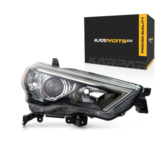 KarParts360 For Toyota 4Runner 2021 2022 2023 Headlight Passenger Side | With Bulbs | LED | With LED High Beam | For Models With Auto Headlight | Replacement For TO2503309 | 81140-35620