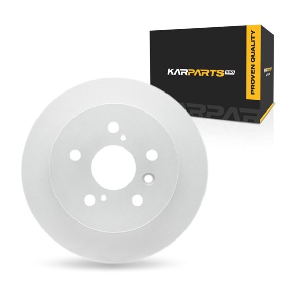 KarParts360 For Toyota Avalon 2013 14 15 16 17 2018 Brake Rotor | Coated | 8.5 Millimeters / 0.33 Inches Discard Thickness | 281 Millimeters / 11.06 Inches Outside Diameter | 5 Stud/Lug Hole