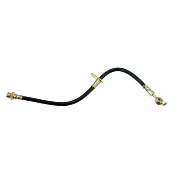 KarParts360 For Toyota Camry 2002 03 04 05 2006 Brake Hydraulic Hose | EPDM Rubber | Black | Flexible Hose | Stamped Steel Bracket | Treated Steel End 1 and 2 | For 90080-94121, 90947-02C89