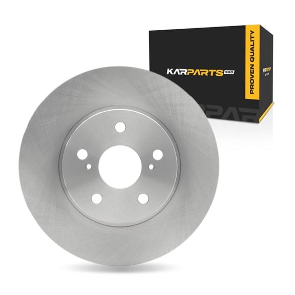KarParts360 For Toyota Camry 2002 03 04 05 2006 Brake Rotor Front | Cast Iron | Vented | 62 Millimeters/2.44 Inches Center Hole Diameter | 26 Millimeters/1.02 Inches Discard Thickness | 5 Lug Hole