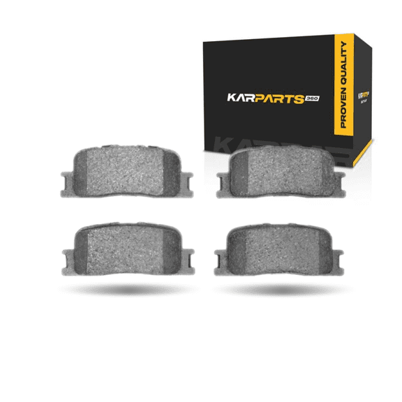 KarParts360 For Toyota Camry 2002 03 04 05 2006 Disc Brake Pads Rear | Ceramic Friction | Low Dust Rating | 93 Millimeters/3.66 Inches Pad Length | 37.6 Millimeters/1.48 Inches Pad Thickness