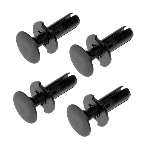 KarParts360 For Toyota Camry 2002 03 04 05 2006 Multipurpose Retainers | Nylon | Black Color | 15.1 Millimeters Center Groove Diameter | 18.1 Millimeters Overall Length | Replacement For 90467-07188