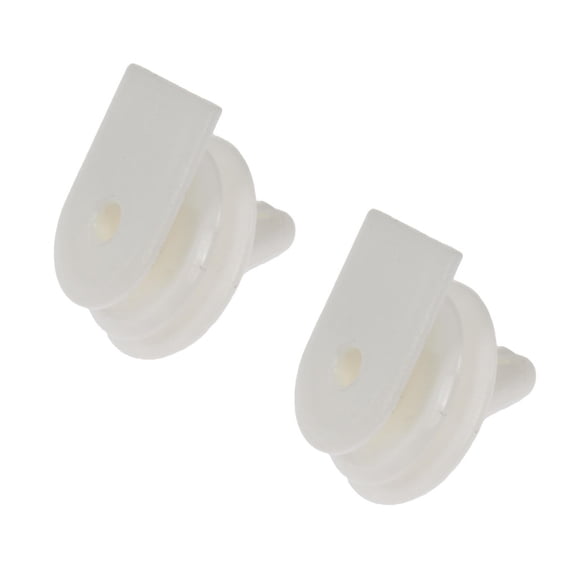 KarParts360 For Toyota Camry 2007-2017 Cowl Retainers | Plastic Material | White Color | Clip Retainer Fastener | One Piece Configuration | 0.519 Inches Face Diameter | 0.30 Inches Fastener Hole Size