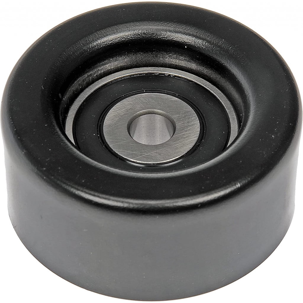 KarParts360 For Toyota Camry 2007-2021 Idler Pulley | Steel | Black | Regular Grade | Serpentine Pulley/Belt | 2.8MM Material Thickness | Replacement For 166040P010, 166040P011
