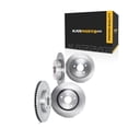 thumbnail image 1 of KarParts360 For Toyota Camry 2012 13 14 15 16 2017 Disc Brake Rotor Set | Front and Rear | 4 Pieces | Cast Iron Material | Single-Piece Casting Construction, 1 of 4