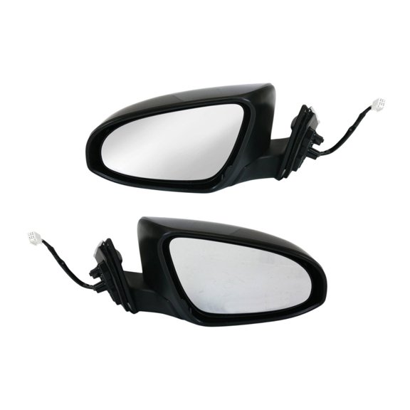 KarParts360 For Toyota Camry 2012 2013 2014 Door Mirror Driver And Passenger Side | Pair | Power Glass | Paint To Match Cover | Heated | XLE & SE Models | TO1320276, TO1321276 | 8790906410, 879080641