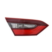 KarParts360 For Toyota Camry 2021 2022 2023 2024 Tail Light Driver Side, Inner CAPA Red, Clear Lens PMMA Plastic Lens ABS Plastic Housing | w/ Back-Up Light Bulb | LE/SE/TRD Models | Lid | TO2802159C