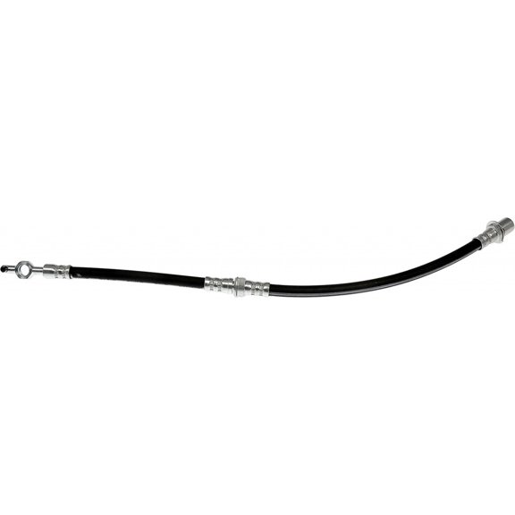 KarParts360 For Toyota Celica 1990 1991 1992 1993 Brake Hydraulic Hose | Black | Treated Steel End 1 and 2 | Banjo End 1 | 10MM End 1 Thread Size | M10 By 1.0 Inside Diameter End 2 | For 90947-02594