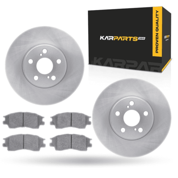 KarParts360 For Toyota Celica 1994 95 96 97 98 1999 Brake Set | Front | Cast Iron Rotor | Excluded Calipers | Vented | Plain Rotor Style | 112 Millimeters / 4.41 Inches Bolt Circle | 5 Lugs