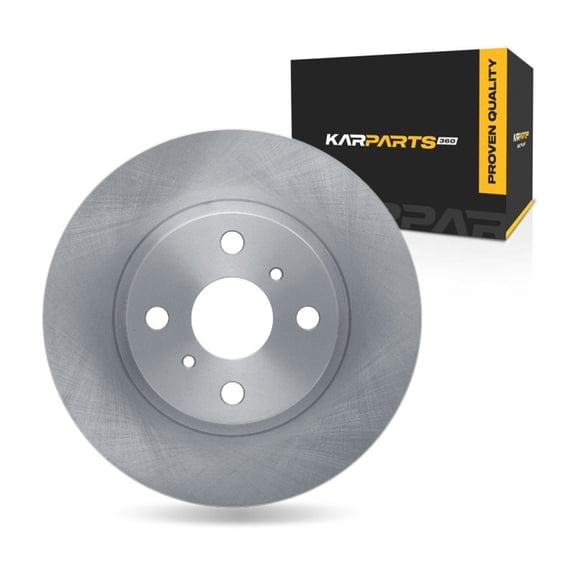 KarParts360 For Toyota Corolla 1990 1991 Brake Rotor Front | Cast Iron | Vented | 54 Millimeters/2.13 Inches Center Hole Diameter | 21 Millimeters/0.83 Inches Discard Thickness | 4 Stud/Lug Hole