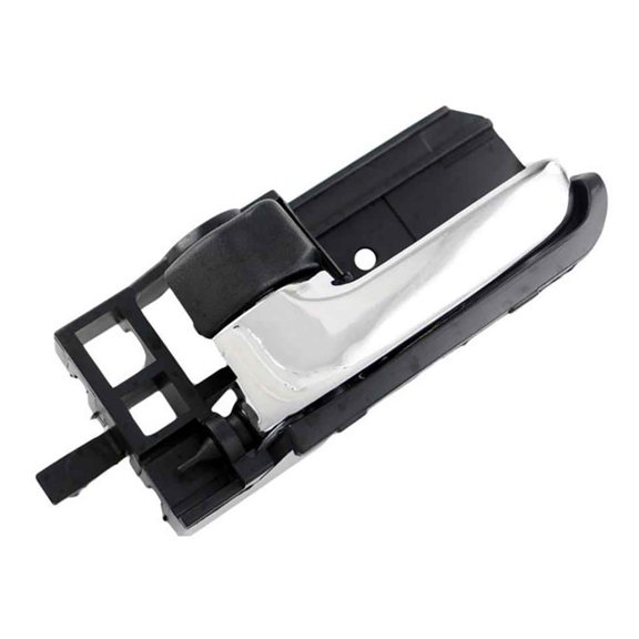 KarParts360 For Toyota Corolla 2003 04 05 06 07 2008 Interior Door Handle Front OR Rear, Driver Side | Black Housing | Plastic | Chrome Lever Finish | Lockable | Rectangle Shape | For 69206-02090-B0