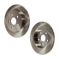 thumbnail image 1 of KarParts360 For Toyota Corolla 2014-2022 Brake Discs Rear | Cast Iron | Natural | 2-Wheel Set | Solid | 5 Pieces Lugs | 10.2 Inches Disc Diameter | Replacement For 4243102250, 4243102200, 1 of 6