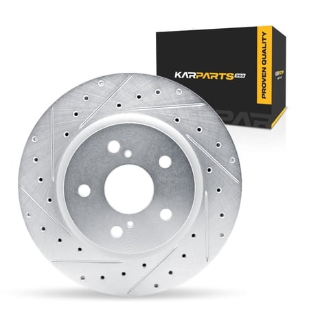 KarParts360 For Toyota Corolla Cross 2022 23 24 25 2026 Brake Rotor Front, Driver Side | Cast Iron | 28 Millimeters/1.10 Inches Nominal Thickness | 305 Millimeters/12.01 Inches Outside Diameter