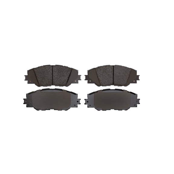 KarParts360 For Toyota Corolla iM 2017 2018 Brake Pads | Ceramic Friction | Mechanical Pad Wear Sensor | 146.6 Millimeters / 5.77 Inches Inner and Outer Pad Width