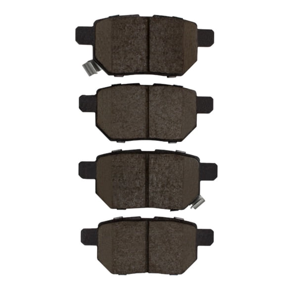 KarParts360 For Toyota Corolla iM 2017 2018 Brake Pads | Ceramic Friction | Mechanical Pad Wear Sensor | 42.7 Millimeters / 1.68 Inches Inner Pad Height | 98.6 Millimeters/3.88 Inches Outer Pad Width