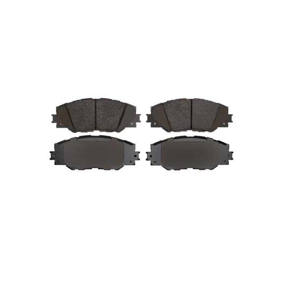 KarParts360 For Toyota Corolla iM 2017 2018 Brake Pads Set | Ceramic Friction | Mechanical Pad Wear Sensor | 146.6 Millimeters / 5.77 Inches Inner and Outer Pad Width