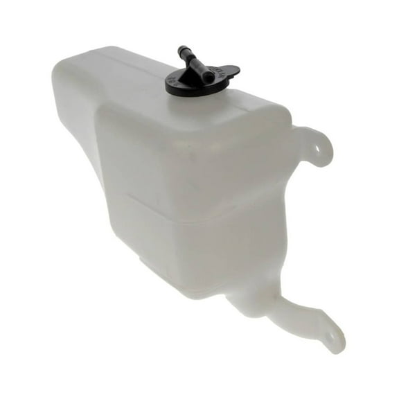 KarParts360 For Toyota FJ Cruiser 2007 2008 2009 Non-Pressurized Coolant Reservoir | Plastic | White Color | Flip Top Cap Type | 3 Mounting Hole Quantity | Cap Included | Replacement For 1647050140