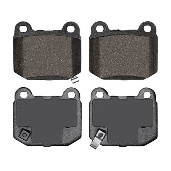 KarParts360 For Toyota GR86 2024 2025 Brake Pads | Mechanical Pad Wear Sensor Type | 13.7 Millimeters / 0.54 Inches Inner Pad Overall Thickness | 76.7 Millimeters / 3.02 Inches Inner Pad Width