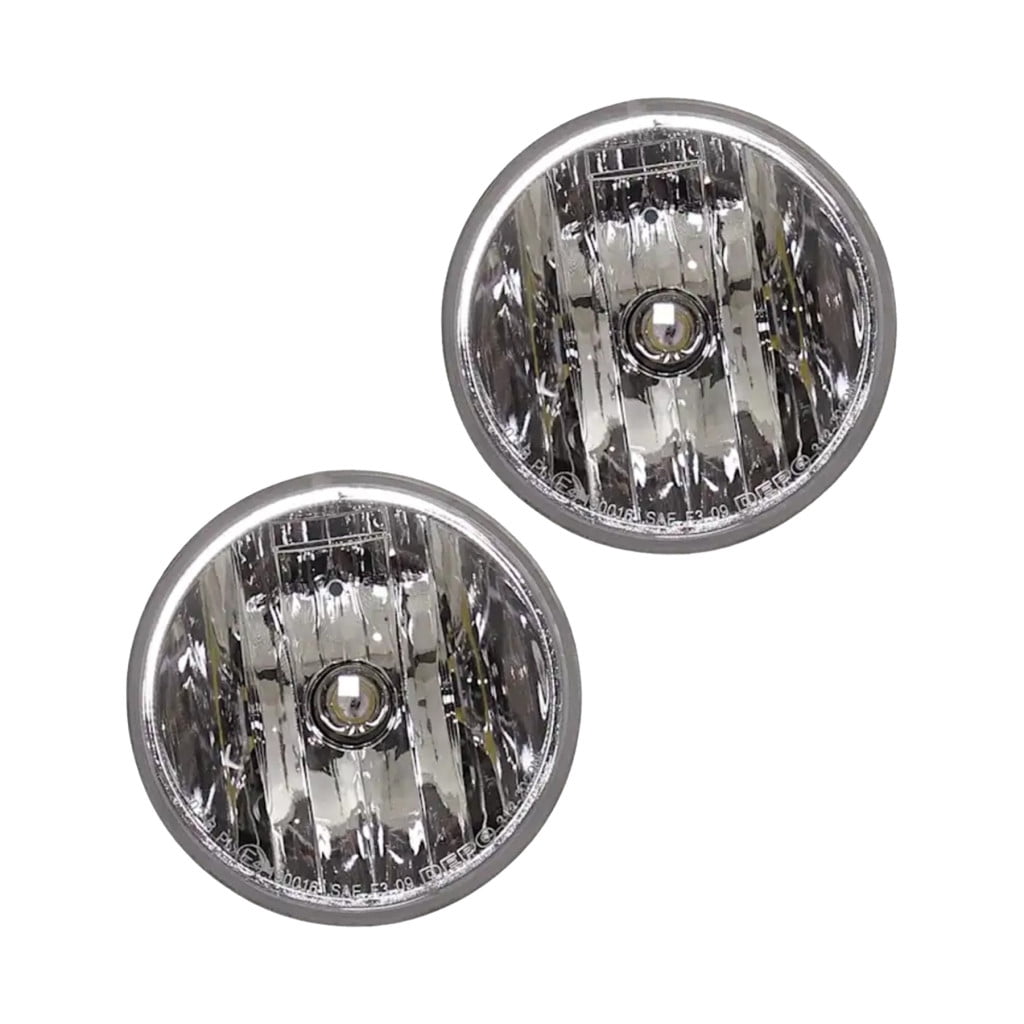 KarParts360 For Toyota Highlander 2011 2012 2013 Fog Light Assembly Driver And Passenger Side | Pair | Fits Hybrid Model | With Bulb(s) | Clear Lens | Replacement For TO2592125 | 81210-0E022