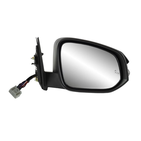 KarParts360 For Toyota Highlander 2014 15 16 17 18 2019 Door Mirror Passenger Side | Textured Black | Paint To Match Cover | Power | Foldaway | Heated W/ Turn Signal | Hybrid | TO1321361 | 879100E282