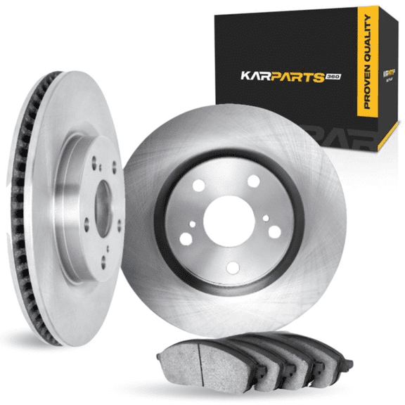 KarParts360 For Toyota MR2 1991 92 93 94 1995 Brake Rotor Set Rear | Cast Iron | Excluded Calipers | Solid | Plain Rotor Style | 112 Millimeters / 4.41 Inches Bolt Circle