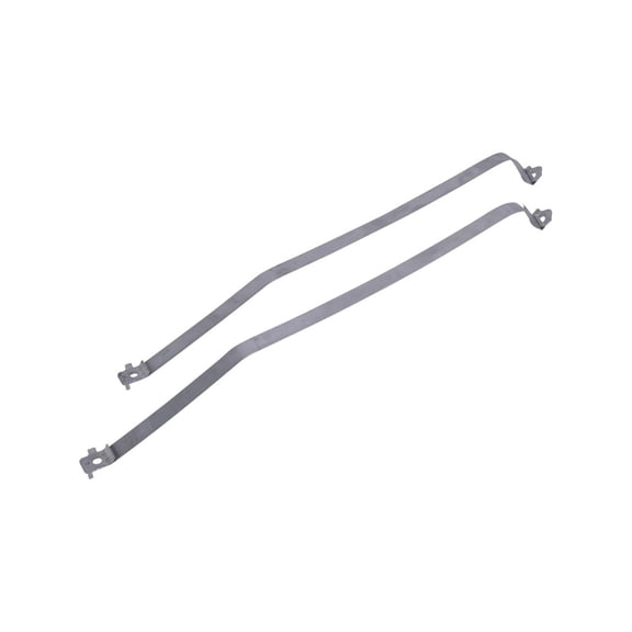 KarParts360 For Toyota Matrix 2003 2004 2005 Fuel Tank Straps | Steel | Silver Color | 31.75 Inches Strap 1 Length | 1 Inches Strap 1 Width | 30.75 Inches Strap 2 Length | For 17521SR3000