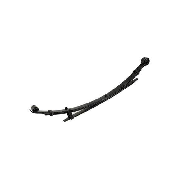 KarParts360 For Toyota Pickup 1990 91 92 93 1994 Suspension Leaf Spring | Black Color | Steel Material | Up Turned Eye End 1 And 2 Attachment Type | Replacement For 48210-35771