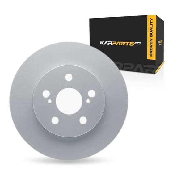 KarParts360 For Toyota Prius 2016-2022 Brake Rotor Front | Cast Iron | Coated | 55 Millimeters/2.17 Inches Center Hole Diameter | 22 Millimeters/0.87 Inches Discard Thickness | 5 Stud/Lug Hole