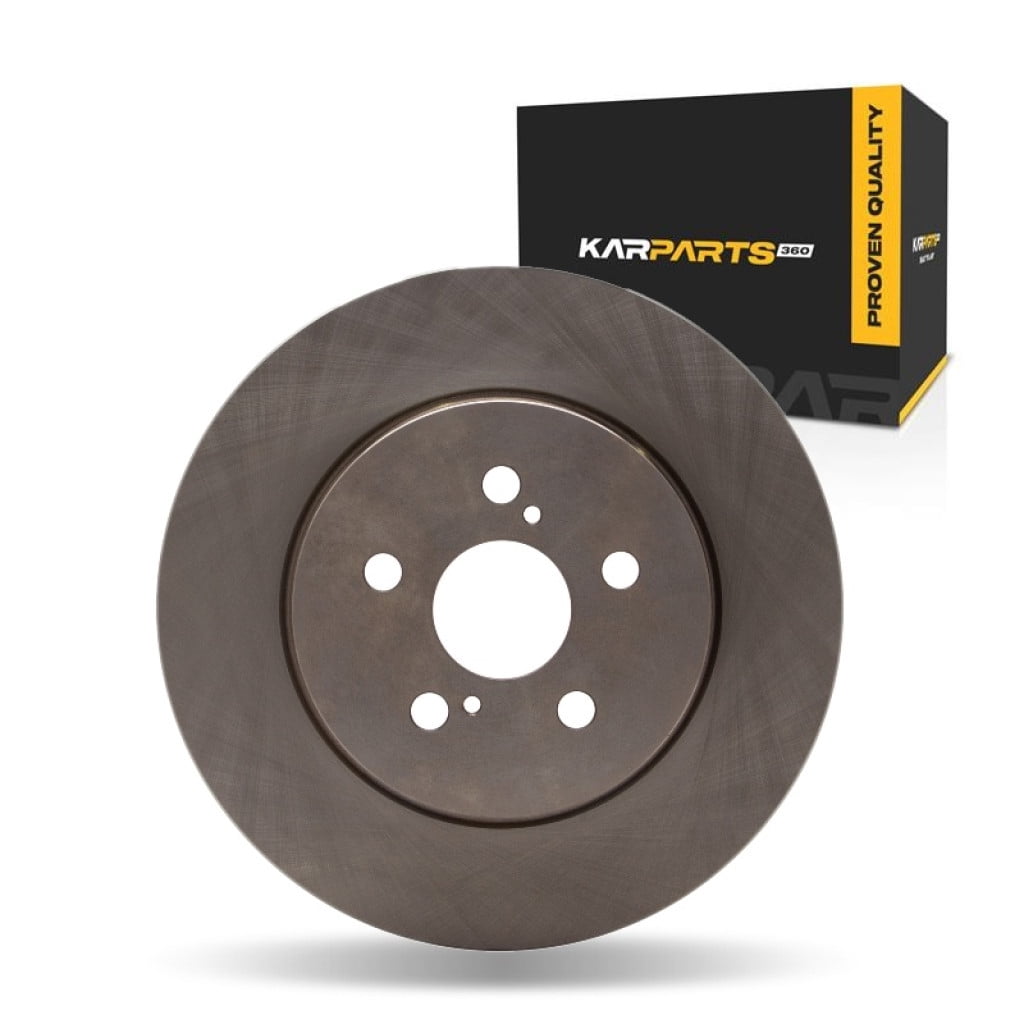 KarParts360 For Toyota Prius 2020 21 22 23 24 2025 Brake Rotor Front | Cast Iron | 55 Millimeters/2.17 Inches Center Hole Diameter | 19 Millimeters/0.75 Inches Discard Thickness | 5 Stud/Lug Hole